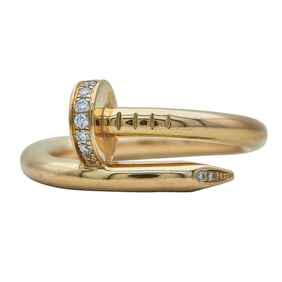 Cartier Juste un Clou 18K Rose Gold Diamond Ring