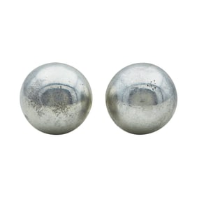 Tiffany & Co. HardWear Sterling Silver 10mm Ball Stud Earrings