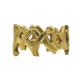 Tiffany & Co. Paloma Picasso XO 18K Yellow Gold Ring
