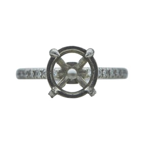 Platinum Diamond Engagment Ring Setting