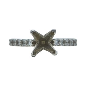 Platinum Diamond Engagement Ring Setting