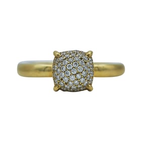Tiffany & Co. Paloma Picasso Sugar Stacks 18K Yellow Gold Diamond Ring