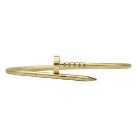 Cartier Juste un Clou 18K Yellow Gold Nail Bangle Bracelet