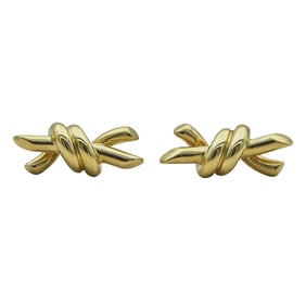Tiffany & Co. Tiffany Knot 18K Yellow Gold Stud Earrings