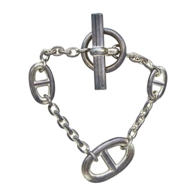 Hermès Farandole Silver Link Bracelet