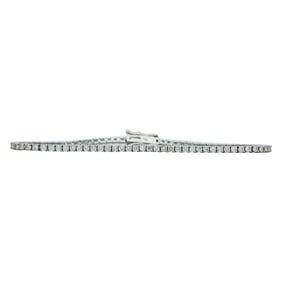 18K White Gold and Diamond Tennis Bracelet