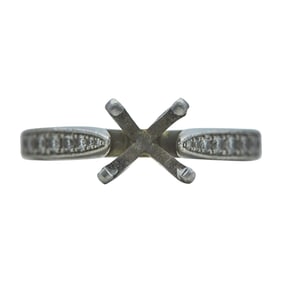 Platinum and Diamond Engagement Ring Setting