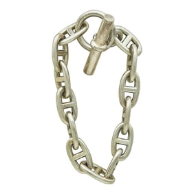 Hermès Sterling Silver Chaine d'ancre Link Bracelet
