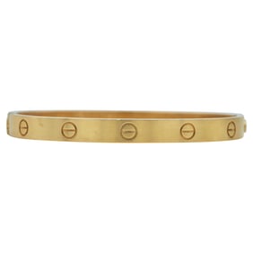 Cartier Love 18K Rose Gold Bangle Bracelet
