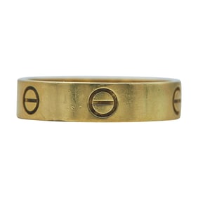 Cartier Love 18K Yellow Gold Ring Band