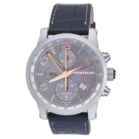 Mont Blanc Timewalker Stainless Steel Watch Ref. 107063, circa  2017