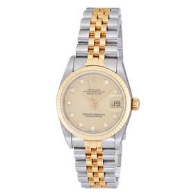 Rolex Datejust 18K Yellow Gold/SS Watch Ref. 68273,  1990