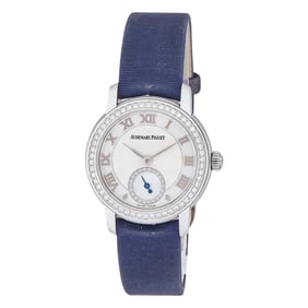 Audemars Piguet Jules Audemars 18K White Gold and Diamond Watch Ref. 77228BC, circa 2017