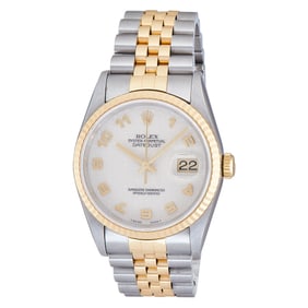 Rolex DateJust 36 18K Yellow Gold/SS Watch Ref. 16233, circa  1995