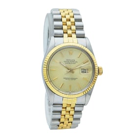 Rolex DateJust 36 18K Yellow Gold/SS Watch Ref. 16013, circa  1987