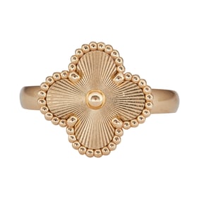 Van Cleef & Arpels Alhambra (Vintage) 18K Yellow Gold Ring
