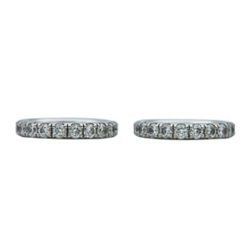 Platinum and Diamond Eternity Ring Set