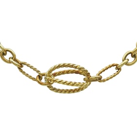 David Yurman 18K Yellow Gold Chain Necklace