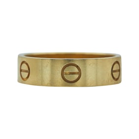 Cartier Love 18K Yellow Gold Ring Band