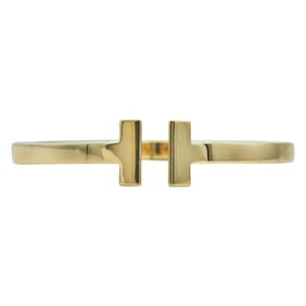 Tiffany & Co. Tiffany T 18K Yellow Gold Bangle Bracelet