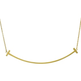 Tiffany & Co. Smile 18K Yellow Gold Necklace