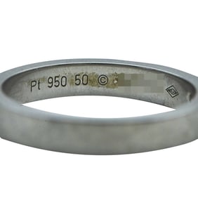 Cartier C de Cartier Platinum and Diamond Band Ring