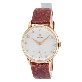 Omega 18K Rose Gold Watch Ref. 2687, circa 1952