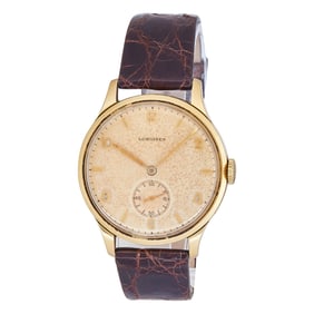 Longines Calatrava 18K Yellow Gold Watch, circa 1960