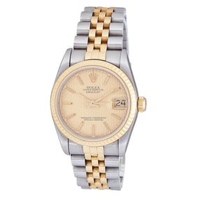 Rolex Datejust 18K Yellow Gold/SS Watch Ref. 68273, circa 1990