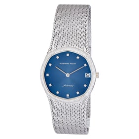 Audemars Piguet . 18K White Gold Watch Ref. N/A, circa 1980