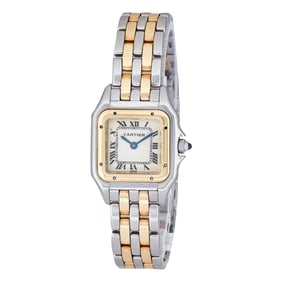 Cartier Panthère de Cartier Stainless Steel and 18K Yellow Gold Watch Ref. 84083242, circa 1991