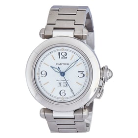 Cartier Pasha Stainless Steel Watch Ref. 2475, circa 2008