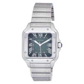 Cartier Santos de Cartier Stainless Steel Watch Ref. WSSA0061, circa 2023
