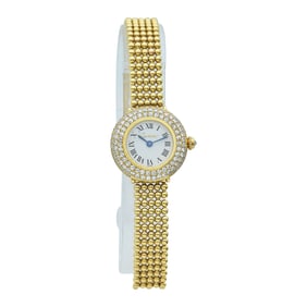 Cartier Colisée 18K Yellow Gold Diamond Watch Ref. 20030, 1987