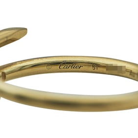 Cartier Juste un Clou 18K Yellow Gold Ring