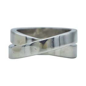 Cartier Nouvelle Vague 18K White Gold Ring