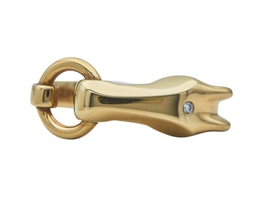 Hermès Gallop 18K Rose Gold and Diamond Horse Ring