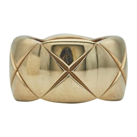 Chanel Coco Crush 18K Rose Gold Band Ring
