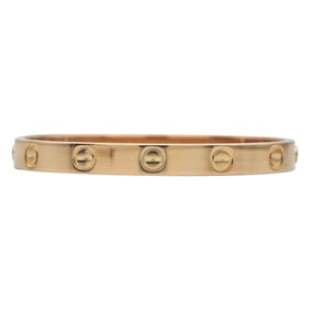 Cartier Love 18K Rose Gold Bracelet
