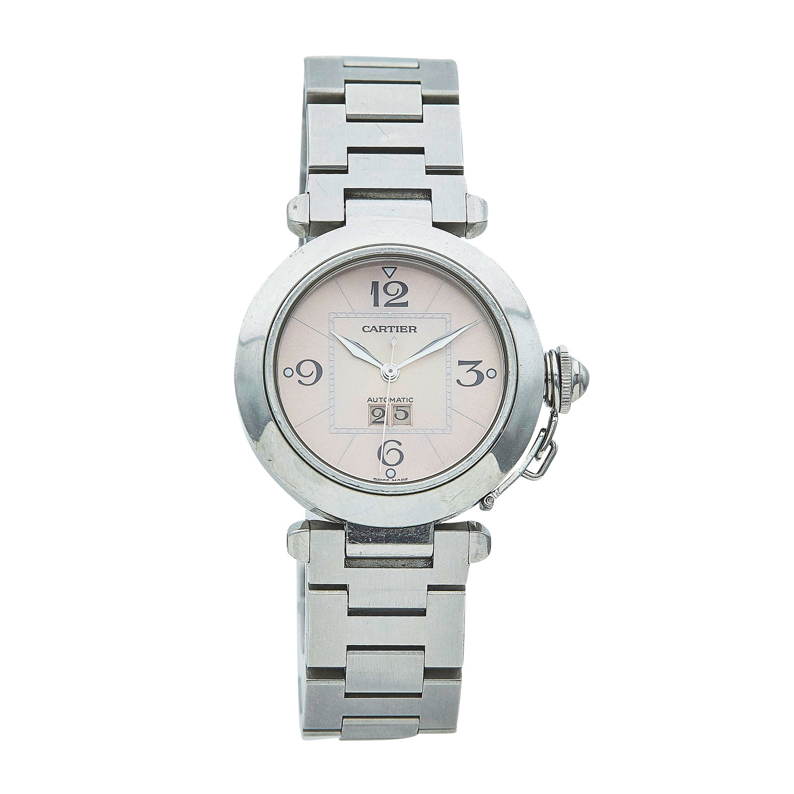 Cartier Pasha Stainless Steel Watch Ref. W31058M7, circa 2000 (1 of 5)