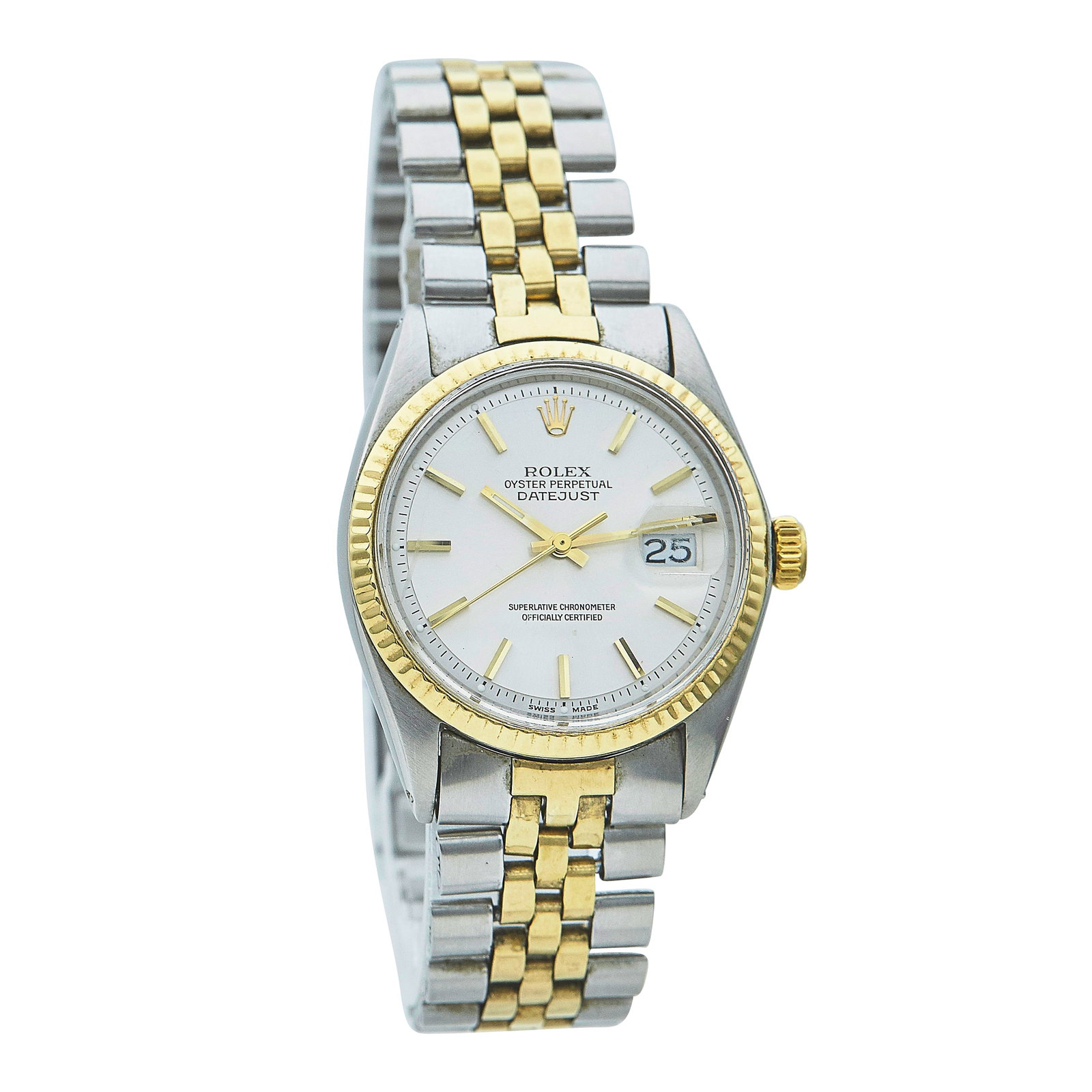Rolex Datejust 18K Yellow Gold and Stainless Steel Watch Ref. 1601, circa 1970 (1 of 5)
