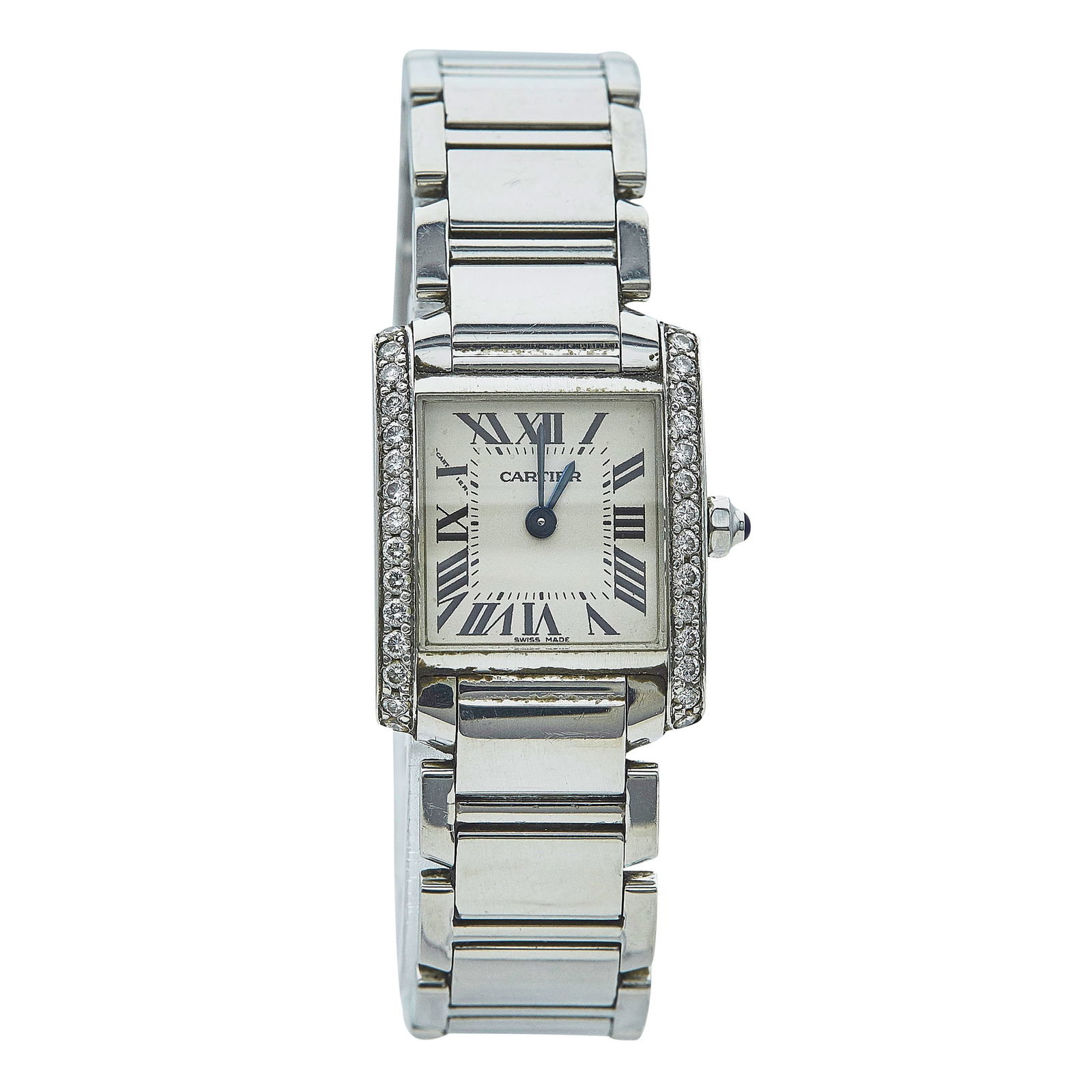 Cartier Tank Francaise Stainless Steel Watch Ref. W51008Q3, circa 2010 (1 of 5)