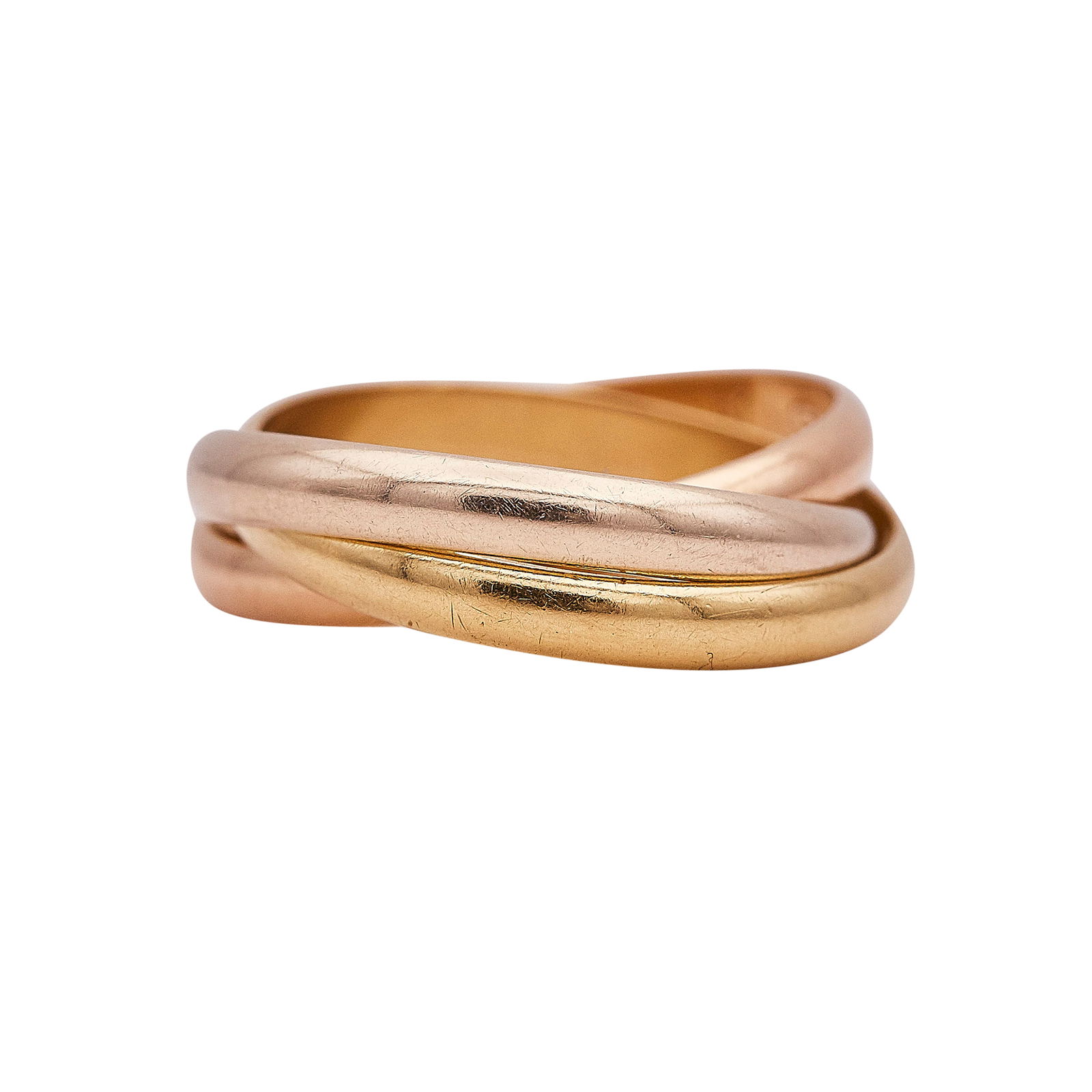 Cartier Trinity 18K Tri-Color Ring (1 of 4)