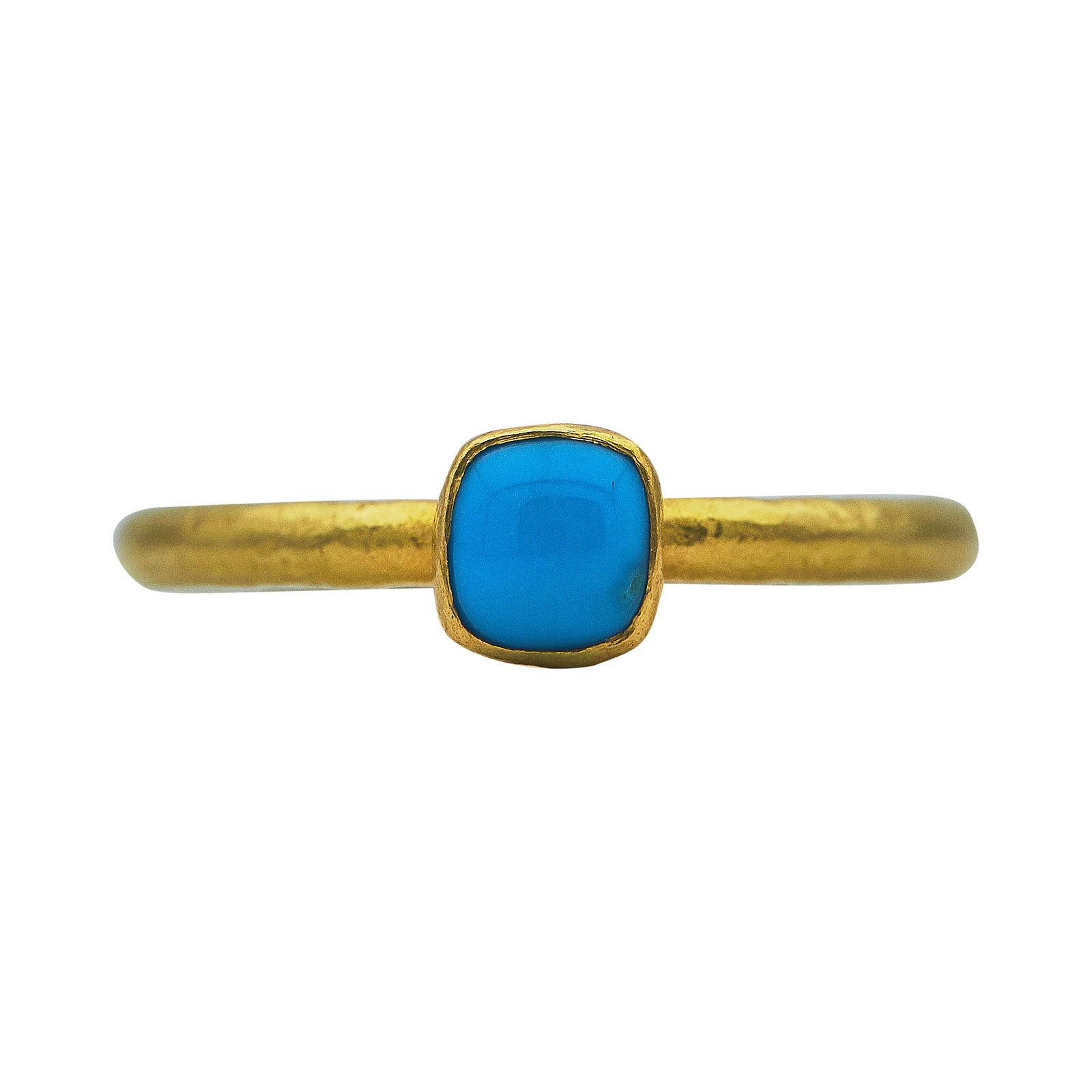 22K Yellow Gold and Turquoise Ring (1 of 3)