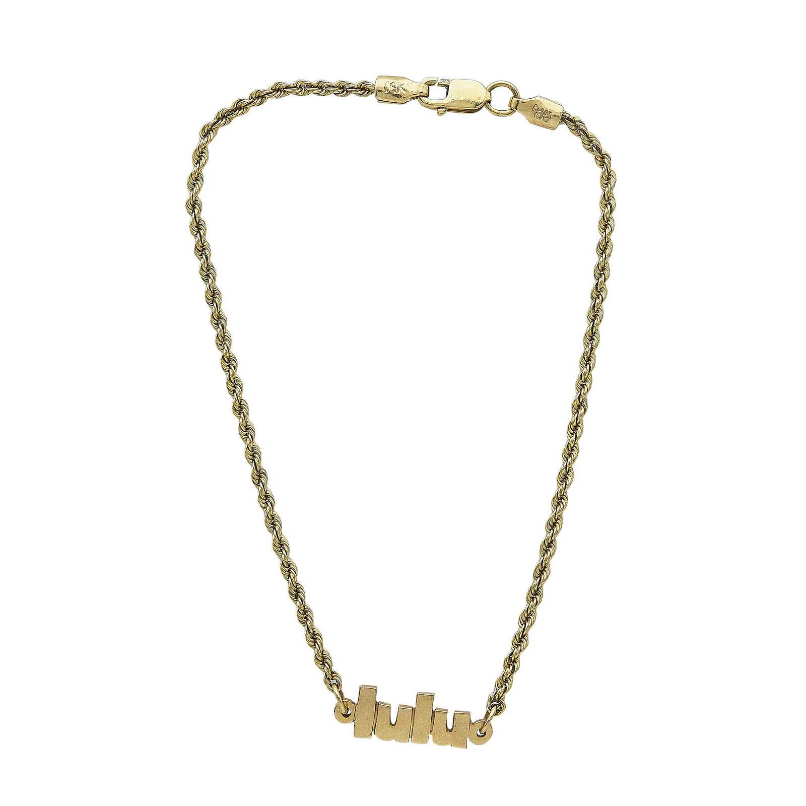 14K Gold and Diamond Bracelet and Necklace: METAL: 14K Yellow Gold; APPROXIMATE TOTAL DIAMOND WEIGHT: 0.06 ctw; STAMPED: Bracelet marked: 14K; Necklace marked: 14K Meira T; CONDITION: Pre-owned, Very Good; ITEM WEIGHT (GRAMS): 7.4 g; MEASUREMEN