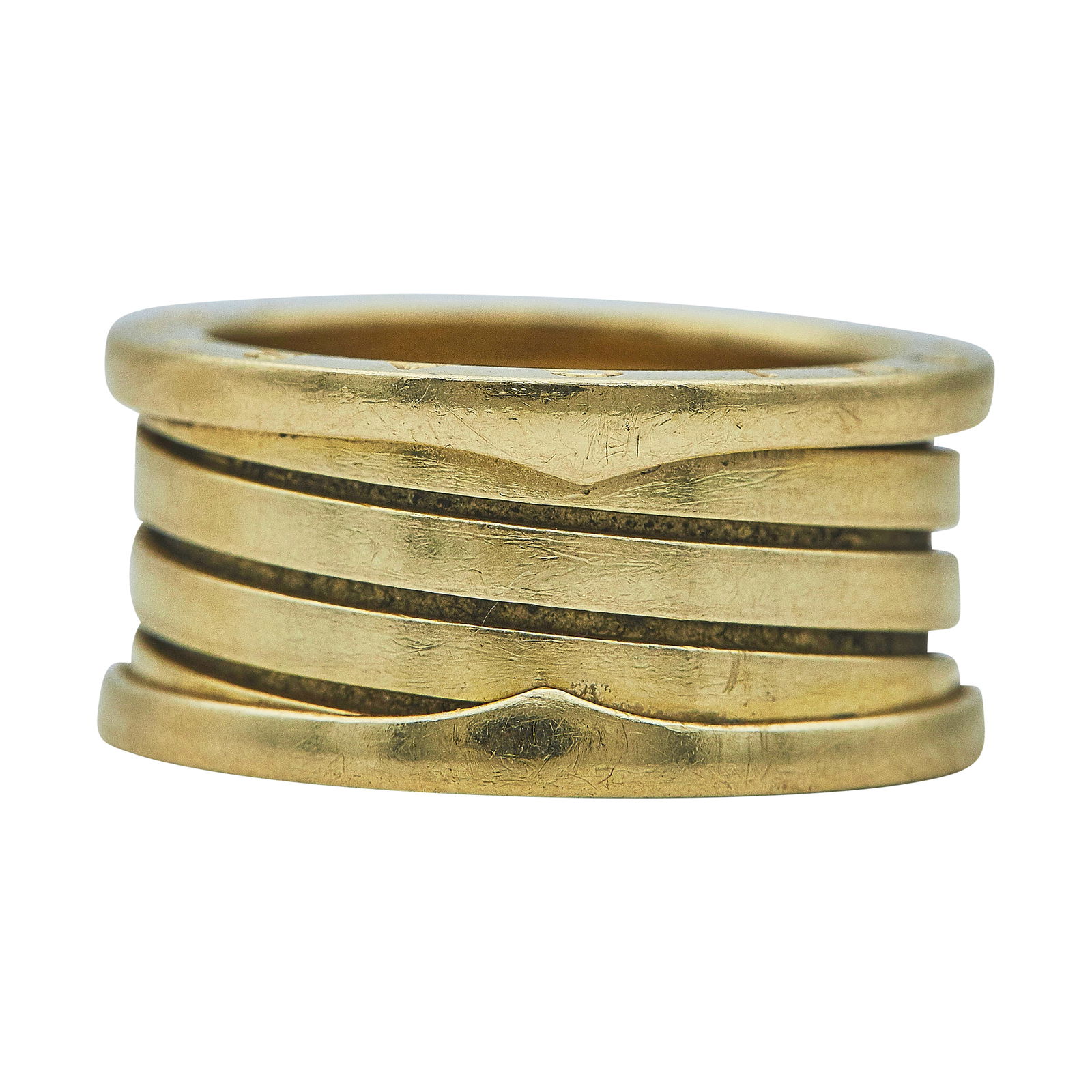 BVLGARI Bulgari B.zero1 18K Yellow Gold Ring (1 of 4)