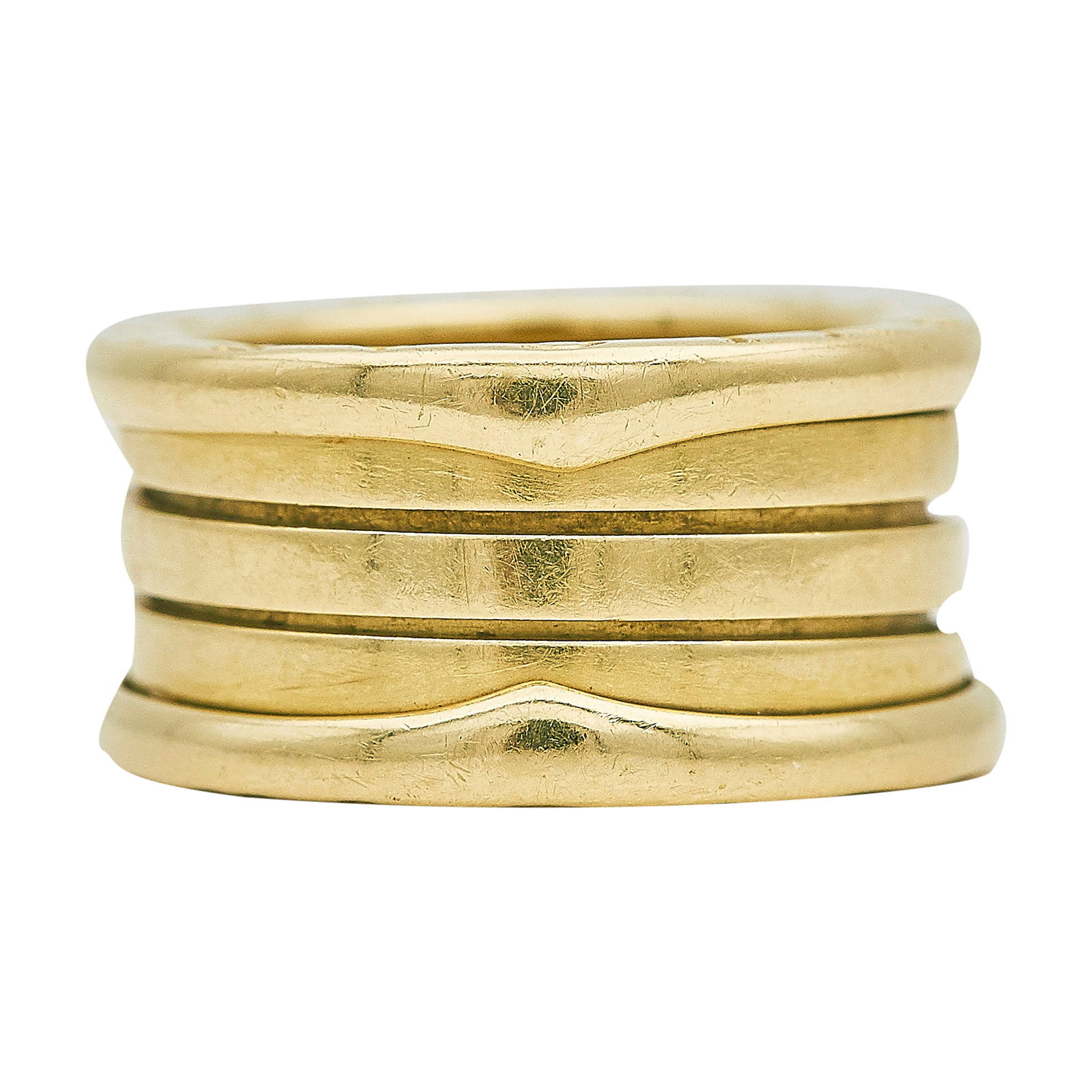 Bulgari Bvlgari B.zero1 18K Yellow Gold Band Ring (1 of 3)
