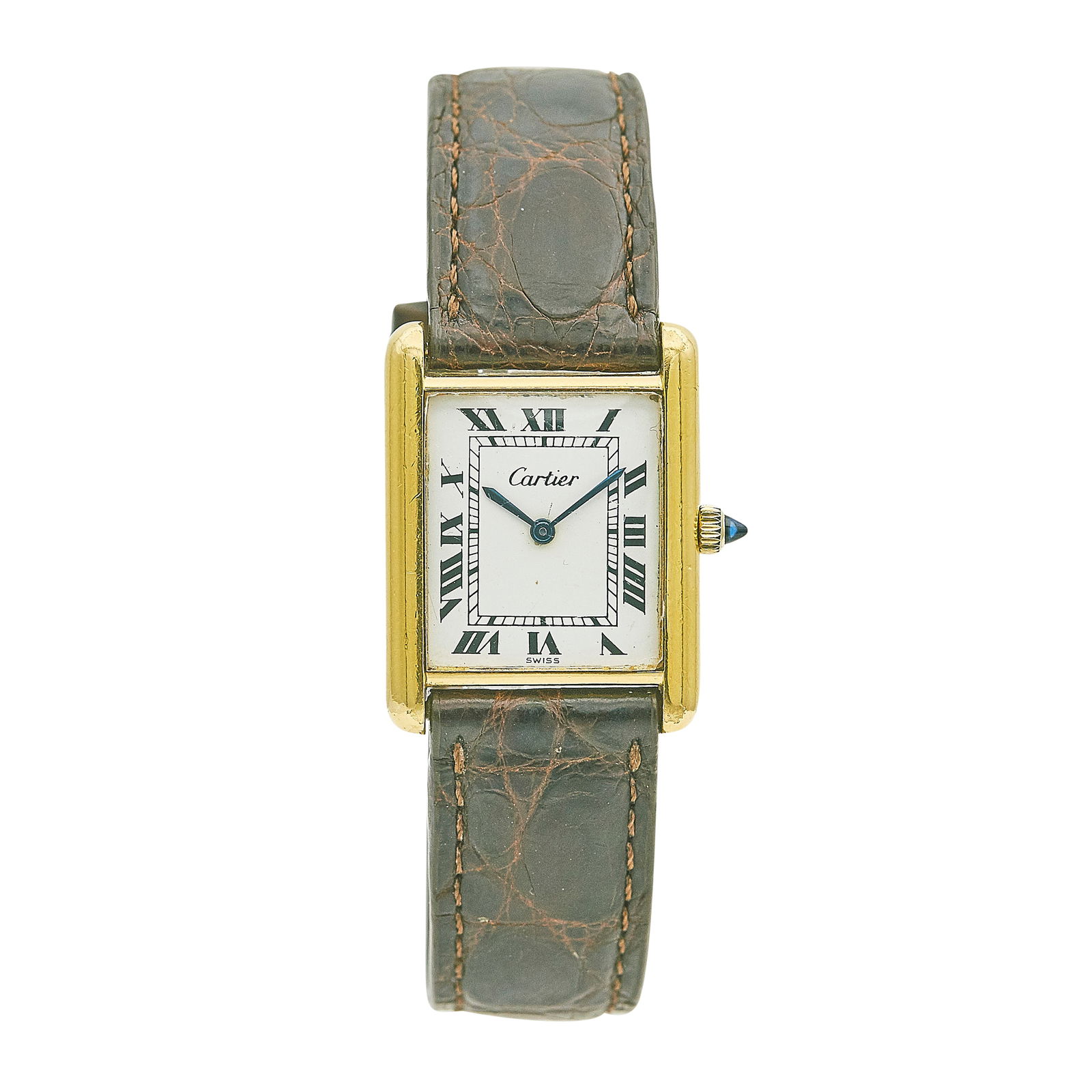 Cartier Tank Gold Plated Watch Ref. 4020, circa 1980 (1 of 5)