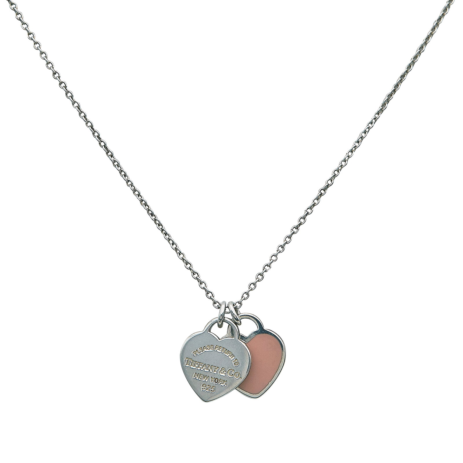 Tiffany & Co. Return To Tiffany Silver Heart Pendant Necklace (1 of 4)