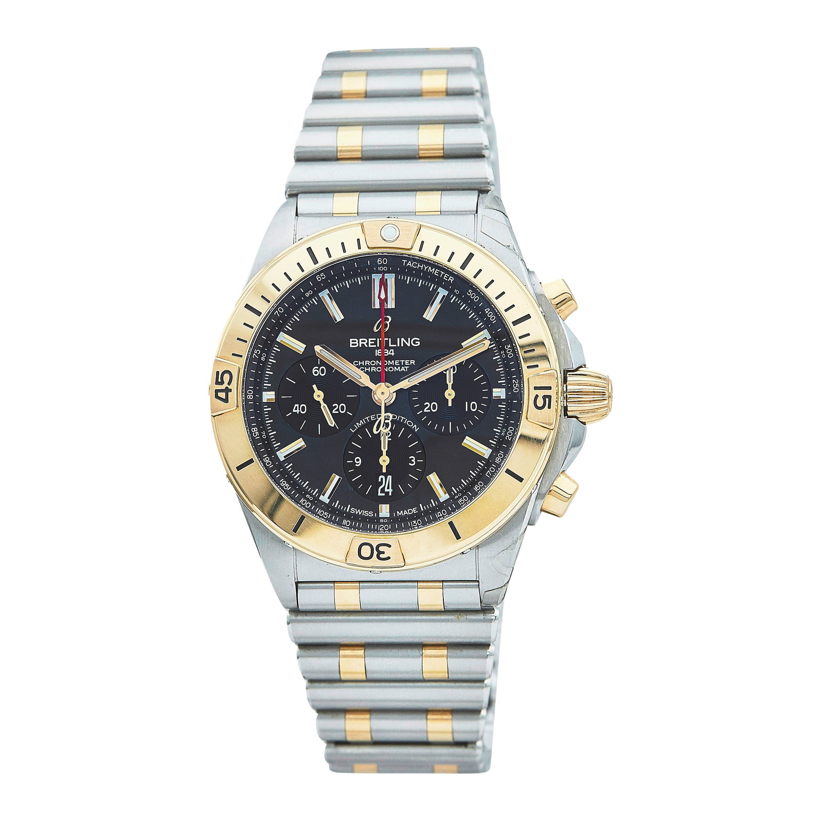 Breitling Chronomat 18K Rose Gold/SS Watch Ref. UB0134, circa 2023 (1 of 6)